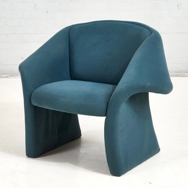 Postmodern Sculptural Ribbon Lounge Chair, 1980