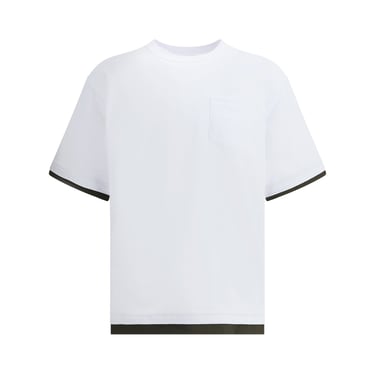Sacai Men T-Shirt Double Layers