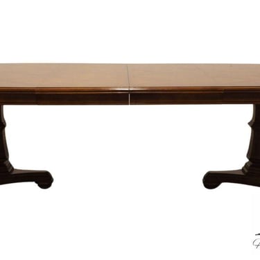 HICKORY MANUFACTURING Co. Italian Mediterranean Style 102" Double Pedestal Oval Dining Table 