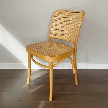 vintage Thonet Prague cane chair by Josef Hoffman