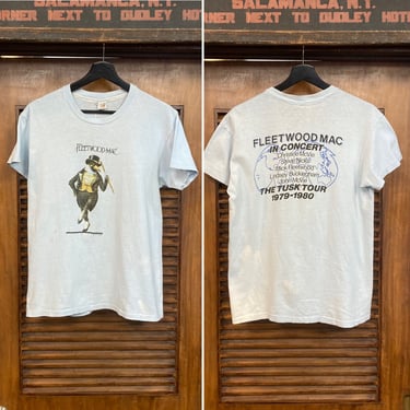 Vintage 1970’s Dated 1979 “Fleetwood Mac” Tusk Tour, Concert, Rock Band T-Shirt, Cotton, Hanes Label, 70’s Vintage Clothing 