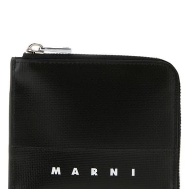 Marni Man Black Polyester Wallet