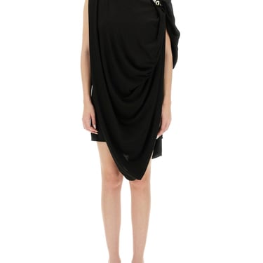 Jean Paul Gaultier Women Draped Dress With Piercings