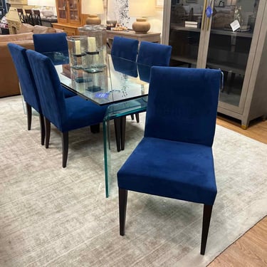 Set of 6 Crate & Barrel 'Lowe' Dining Chairs