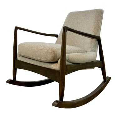 Organic Modern Greige Rocking Chair