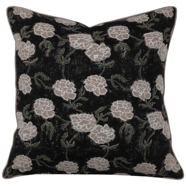 Modern Marigold Noir 20" x 20" Pillow