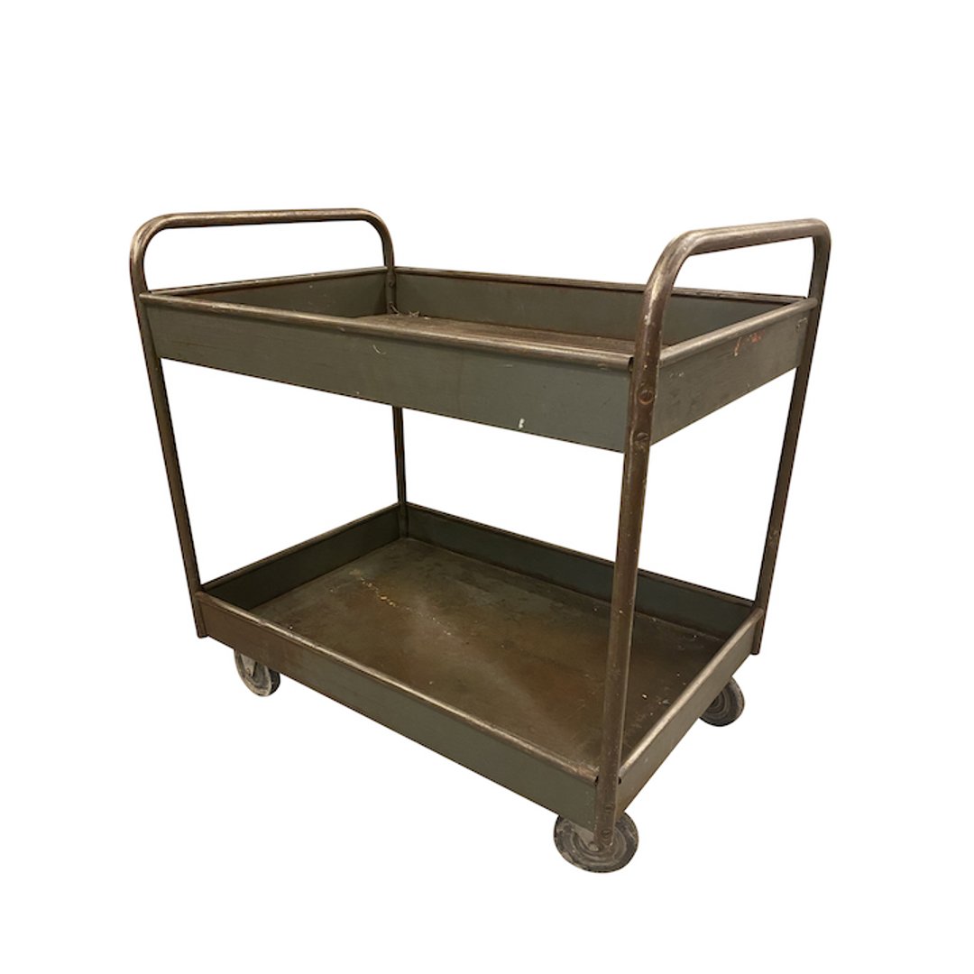 Industrial Wheeled Cart, 1940’s The Renner Project Austin, TX