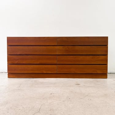 Teak 8-Drawer Lowboy Dresser *MESSAGE US for shipping quote* 