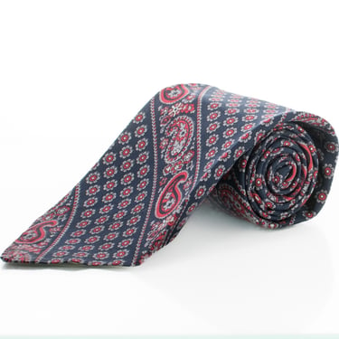 Vintage Silk Tie - Paisley Bandana Pattern | Christian Dior | 