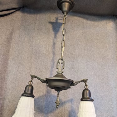 Rejuvenation Classical Revival 2 Arm Chandelier