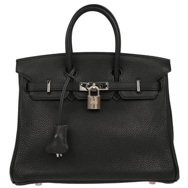 Hermes 2006 Black Togo Birkin 25 Handbag