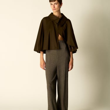 Donna Karan Woven Wool Trousers