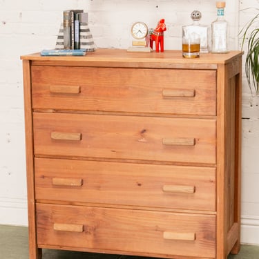 Rustic Vintage Dresser In Pine