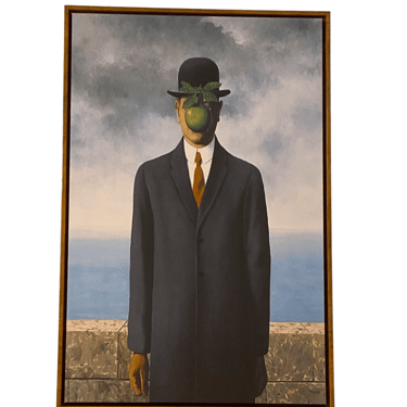 Rene Magritte’s ‘Son of Man’ Giclée on Canvas, Framed