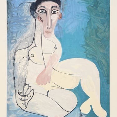 Femme Nue Assise dans l'Herbe, Pablo Picasso (After), Marina Picasso Estate Lithograph Collection 