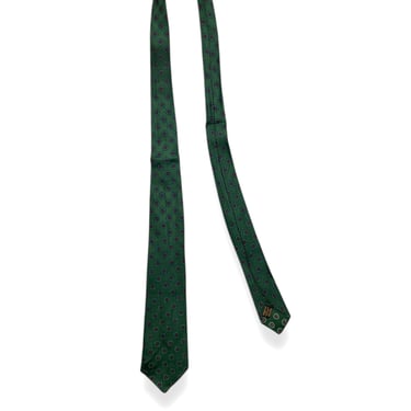 Vintage 1950s PAUL STUART 100% Silk Foulard Necktie ~ Hand Blocked in England ~ Preppy / Ivy Style / Trad ~ Tie ~ 50s/60s 