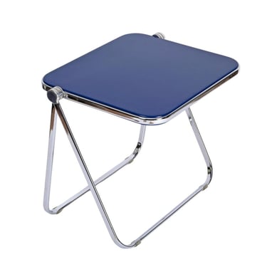 Giancarlo Piretti Blue "Platone" Folding Desk by Castelli