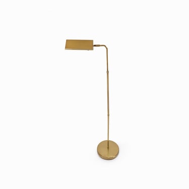 Mid-Century Modern Brass Reading Floor Lamp Modern Koch & Lowy Vintage 