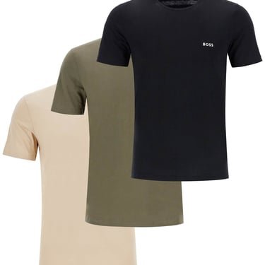 Boss Men's Short Sleeve Regular Fit Black Cotton T-Shirt Men