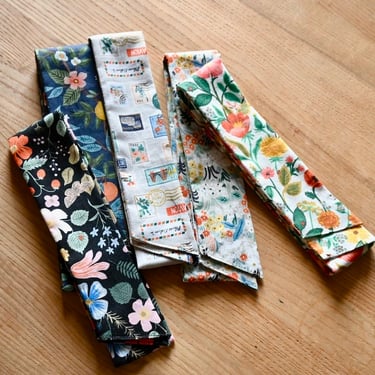 Rifle Paper Co Headbands (made from studio remnants)