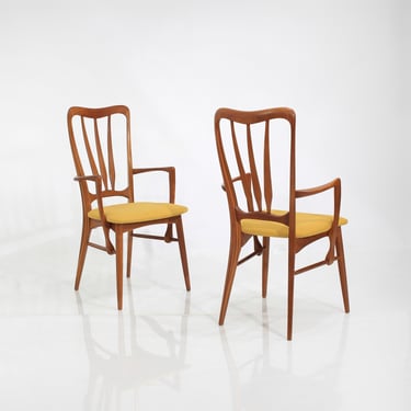 Mid Century Danish Dining Chair Armchairs Niels Koefoed 