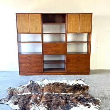 Mid Century Jack Cartwright For Founders - Room Divider Wall Unit 
