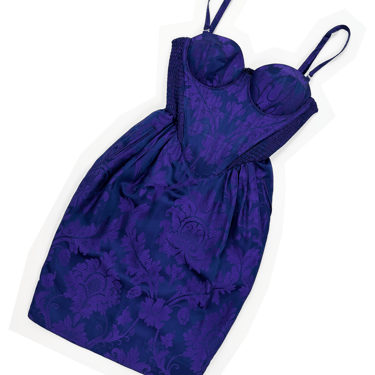 Vivienne Westwood F/W 2009 purple corset dress