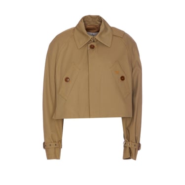 Vivienne Westwood Women Cut Off Graziano Trench Coat