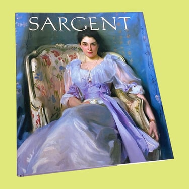 Vintage John Singer Sargent Art Book Retro 1980s Carter Ratcliff + Hardback w/Sleeve + Lux Portraits + Edwardian Artist + Coffee Table Book 