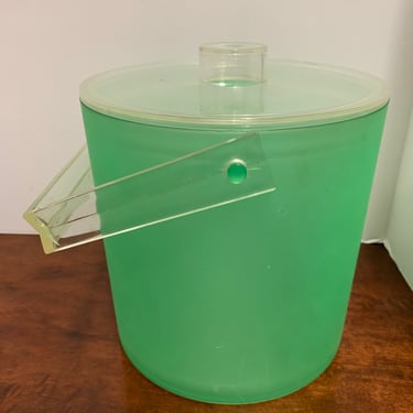 Mid Century Ice Bucket with Removable Insert 