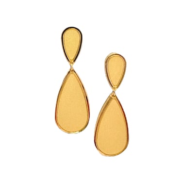 Sample Sale Ava Butter Yellow Satin Earrings