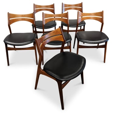 Set of 6 Erik Buch 310 Teak Dining Chairs - 062347