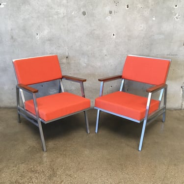 Mid Century Modern Steelcase Lounge Chairs