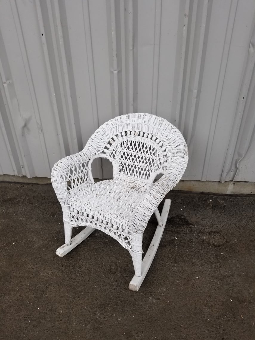 Children's Painted Rocking Chair | Earthwise Architectual Salvage ...