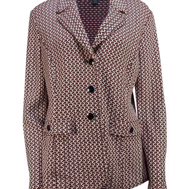 St. John - Red, White, & Black Blend Blazer Sz 14