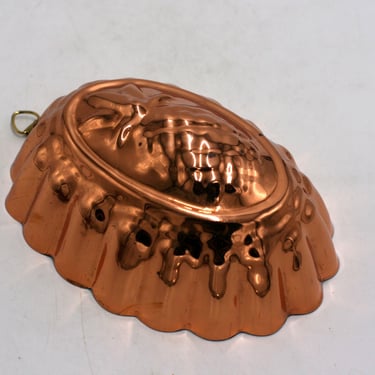 vintage Copper Pineapple mold Made in Portugal 