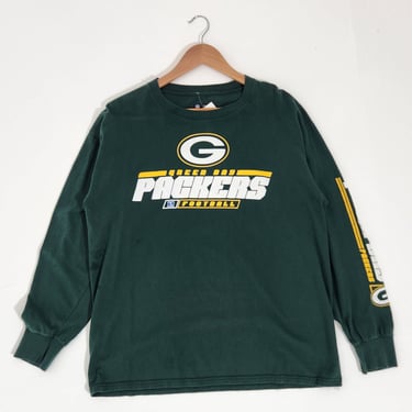 Green Bay Packers Football Long Sleeve Shirt Sz. L