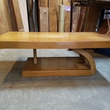 Modern Wood Coffee Table H15 x W43.75 x D23.75