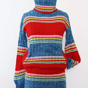Lisa Striped Rainbow Sweaterdress XS-M
