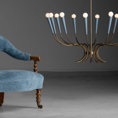 Miles &amp; Edwards Armchair / Chandelier