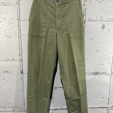 Original Vintage 80s OG-507 Fatigue Baker Army Pants Green Military Trouser Vietnam 