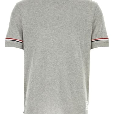 Thom Browne Man Grey Cotton T-Shirt