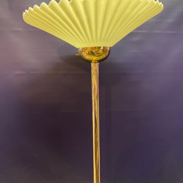 Mid Century Pleated Shade Floor Lamp