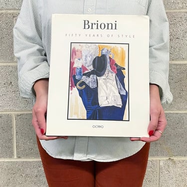Vintage Brioni Book Retro 1990s Fifty Years of Style + Cristina Giorgetti + Fashion + Italian Style + Hardcover + Coffee Table Book 
