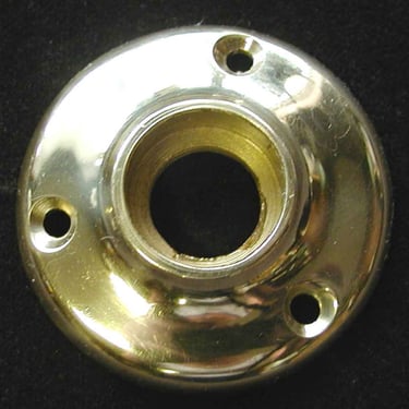 Solid Polished 2 in. Brass Door Knob Rosette