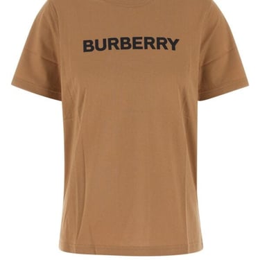 Burberry Woman Biscuit Stretch Cotton T-Shirt