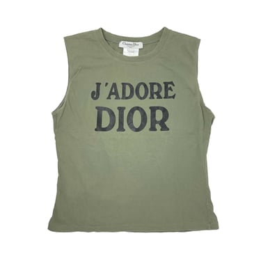 Dior Green J’adore Tank Top
