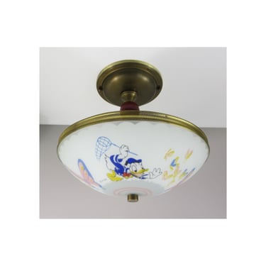 1950's Walt Disney Ceiling Light - Pluto & Donald | St Croix Lighting ...