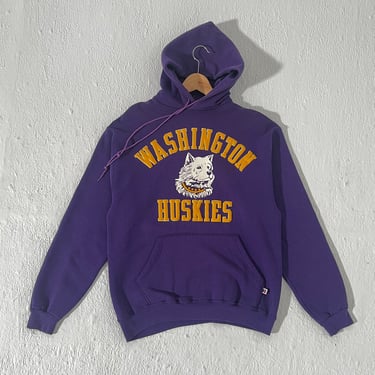 Washington Huskies  1980s Russell Hoody Sz. L