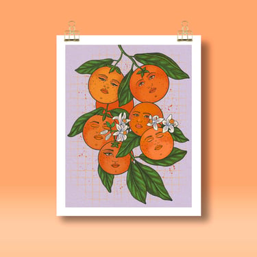 Print | Orange Gals